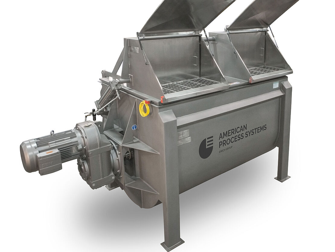 Sanitary horizontal blenders from American Process Systems Sanitary horizontal blenders from American Process Systems